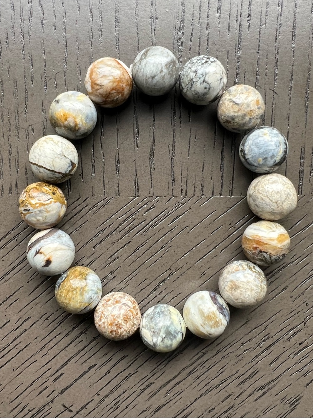 Blue opal bracelet 12-13mm SIZE 6.75’